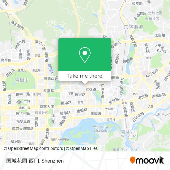 国城花园-西门 map