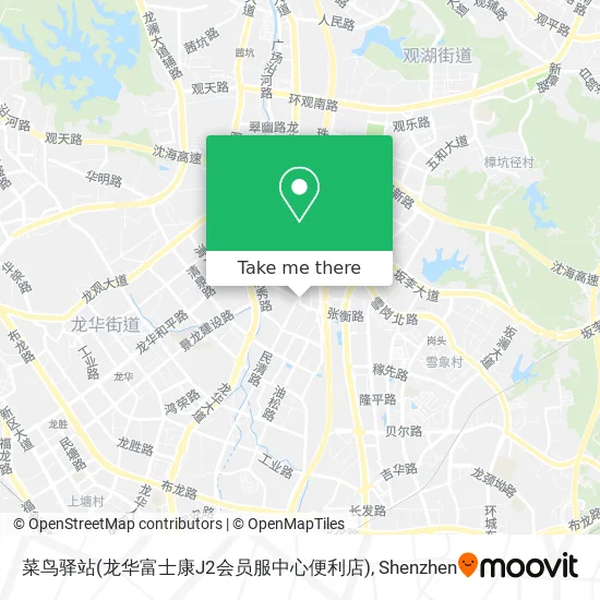 菜鸟驿站(龙华富士康J2会员服中心便利店) map