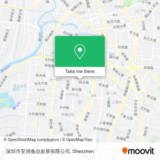 深圳市安润食品发展有限公司 map