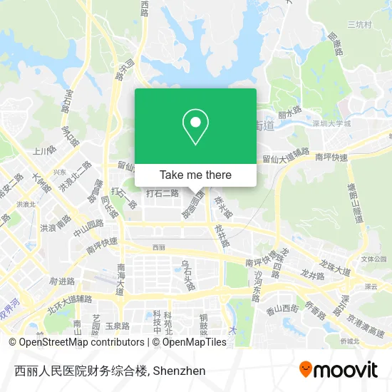 西丽人民医院财务综合楼 map