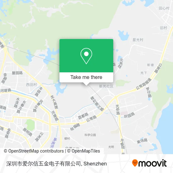 深圳市爱尔信五金电子有限公司 map