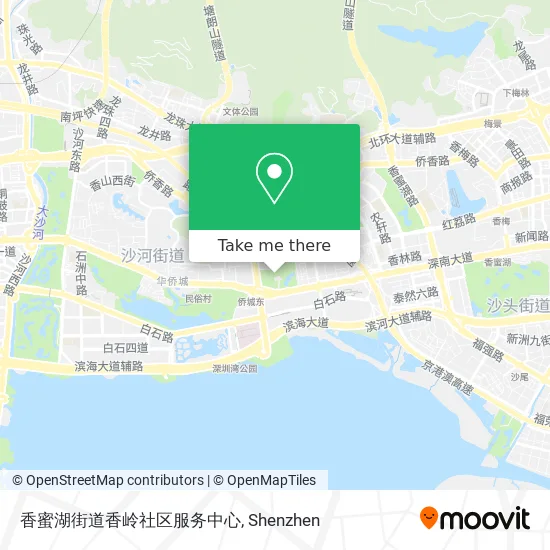 香蜜湖街道香岭社区服务中心 map