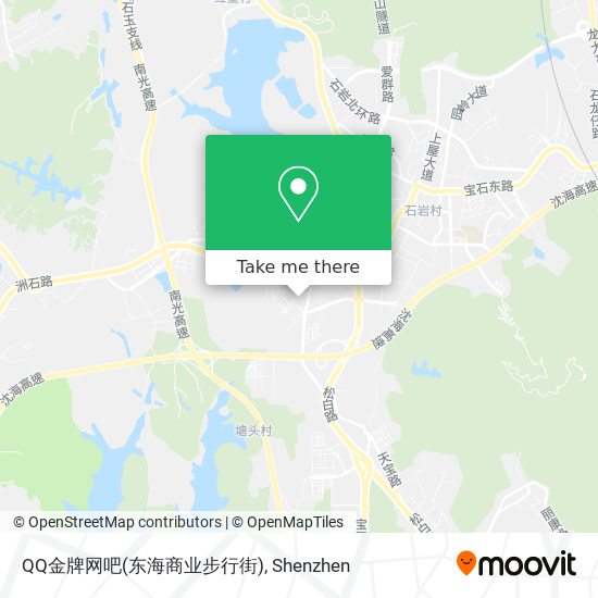 QQ金牌网吧(东海商业步行街) map