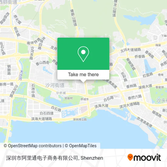深圳市阿里通电子商务有限公司 map