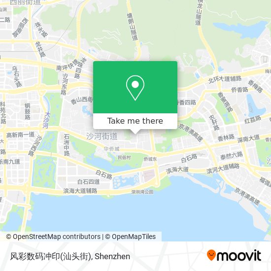 风彩数码冲印(汕头街) map
