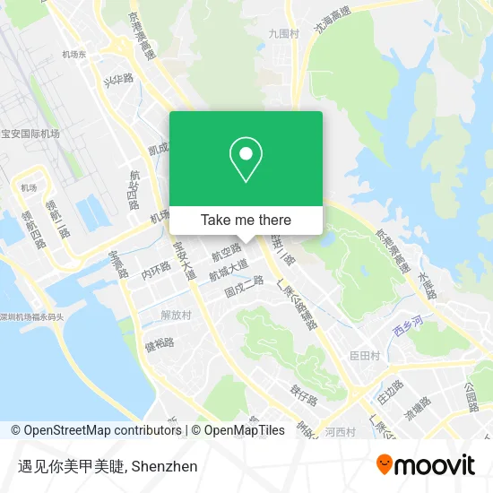 遇见你美甲美睫 map