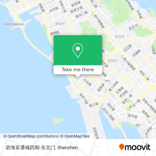 碧海富通城四期-东北门 map