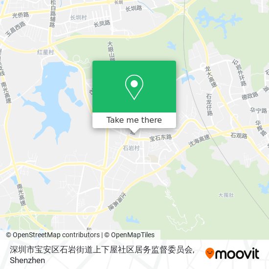 深圳市宝安区石岩街道上下屋社区居务监督委员会 map