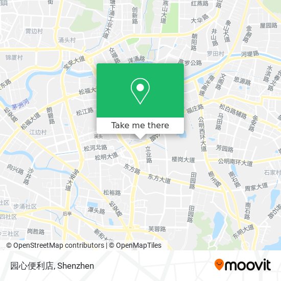 园心便利店 map