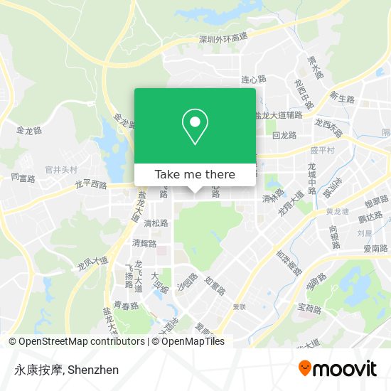 永康按摩 map