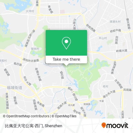 比佩亚大宅公寓-西门 map