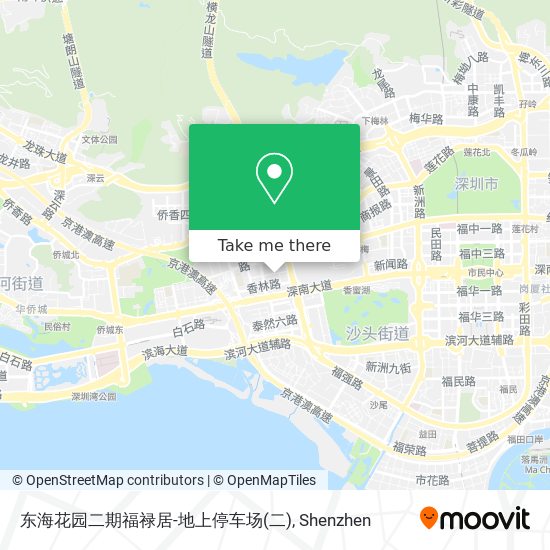 东海花园二期福禄居-地上停车场 map