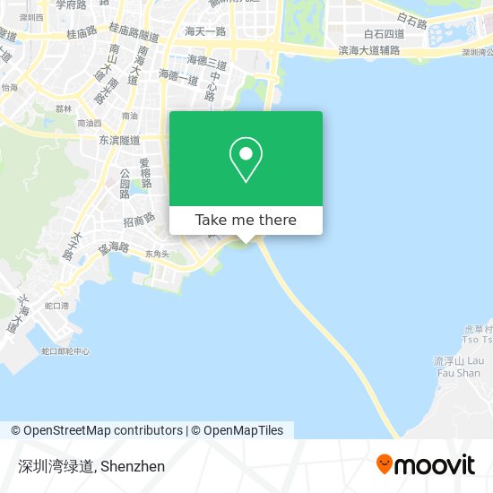 深圳湾绿道 map