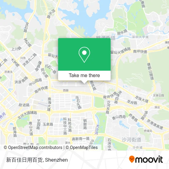 新百佳日用百货 map