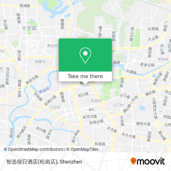 智选假日酒店(松岗店) map