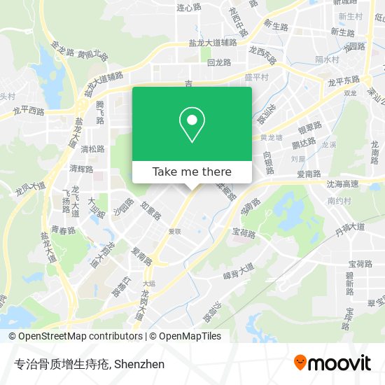 专治骨质增生痔疮 map