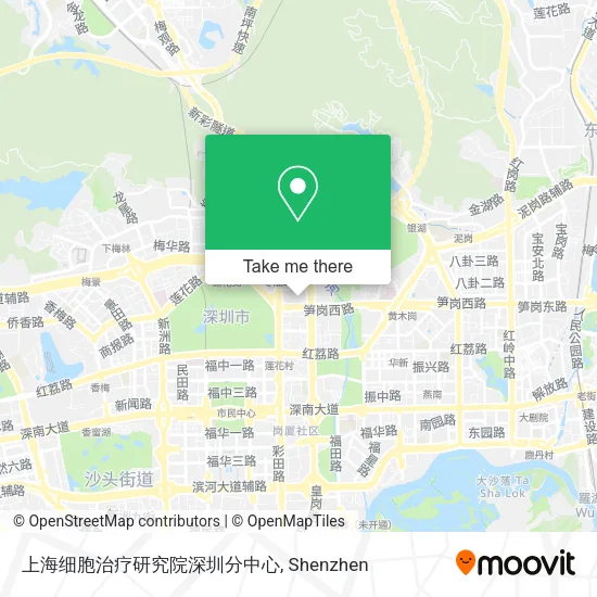 上海细胞治疗研究院深圳分中心 map