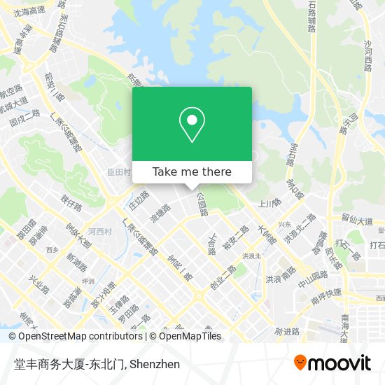 堂丰商务大厦-东北门 map