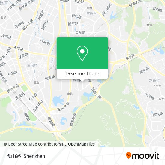 虎山路 map