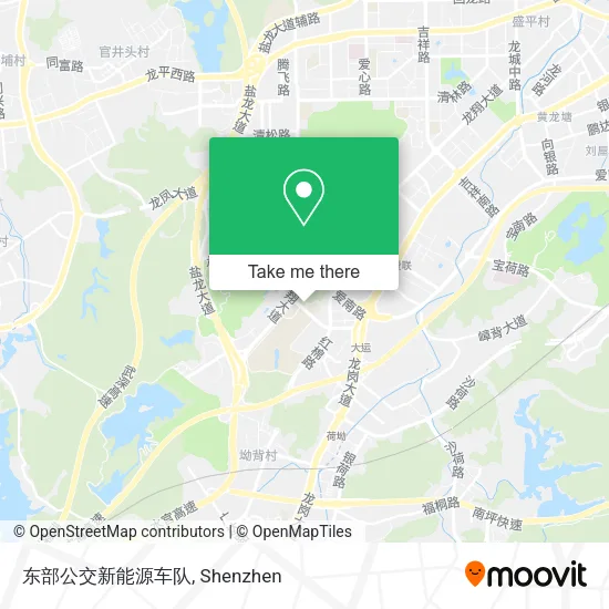 东部公交新能源车队 map