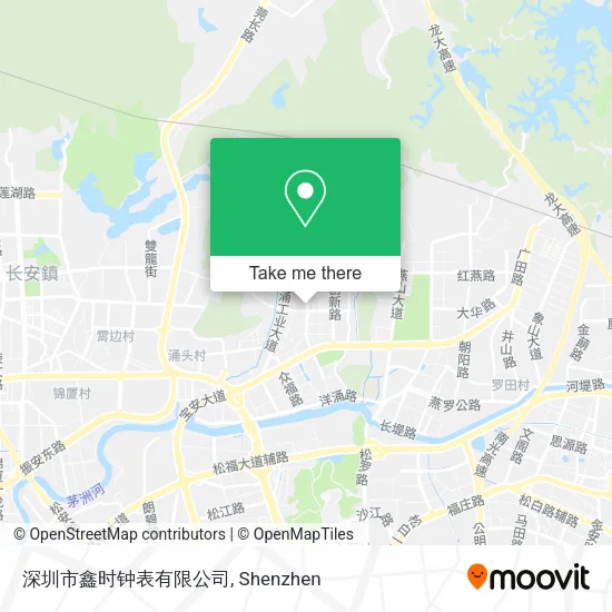 深圳市鑫时钟表有限公司 map