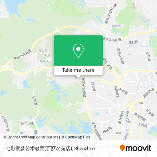 七彩童梦艺术教育(百丽名苑店) map