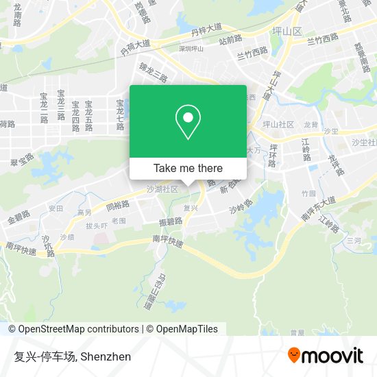 复兴-停车场 map