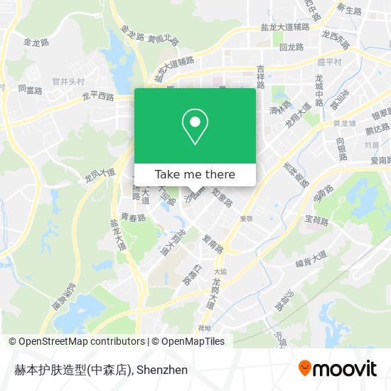 赫本护肤造型(中森店) map
