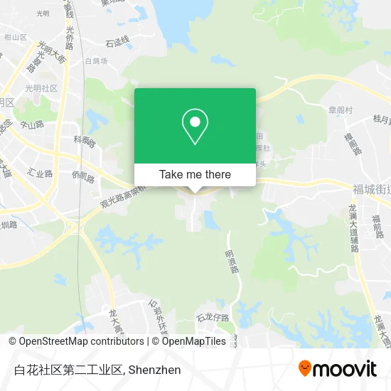 白花社区第二工业区 map