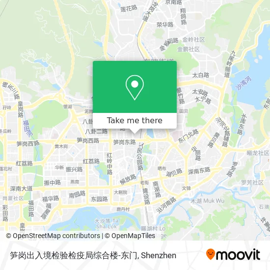 笋岗出入境检验检疫局综合楼-东门 map