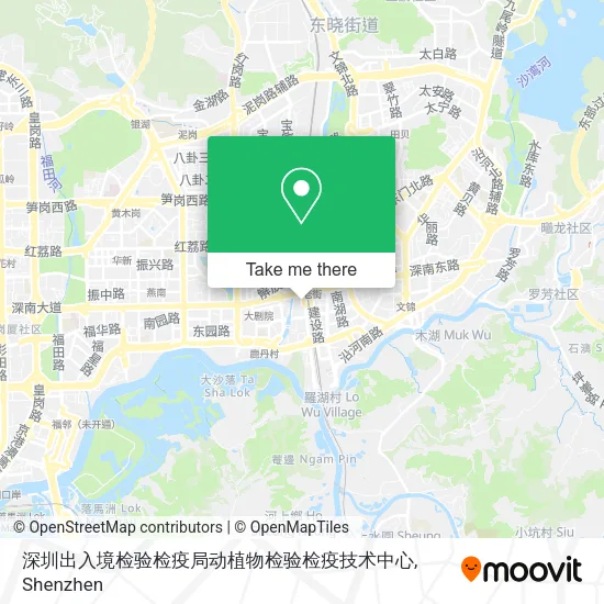 深圳出入境检验检疫局动植物检验检疫技术中心 map