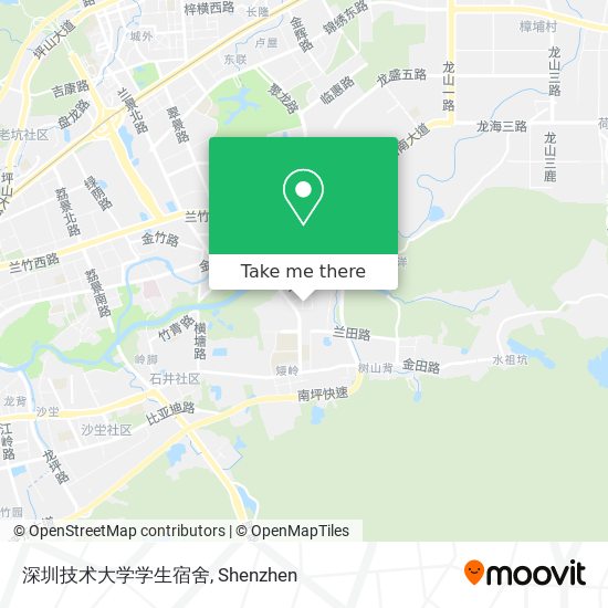 深圳技术大学学生宿舍 map