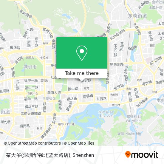 茶大爷(深圳华强北蓝天路店) map