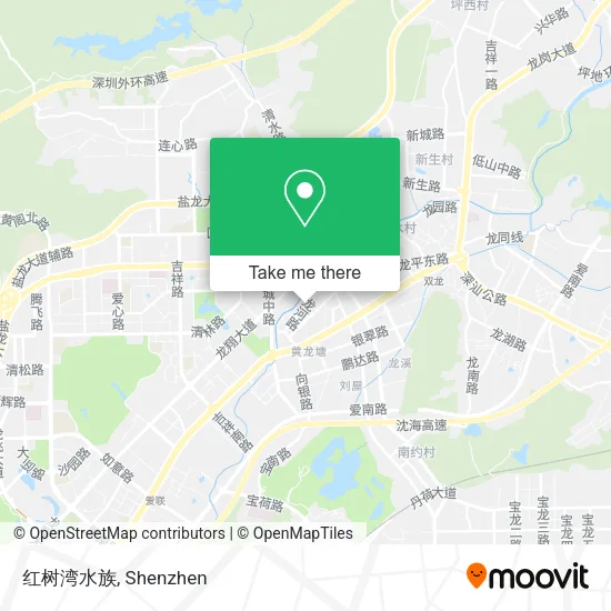 红树湾水族 map