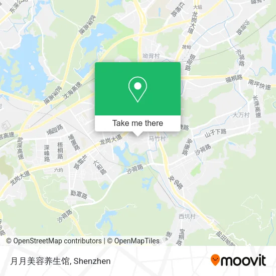 月月美容养生馆 map