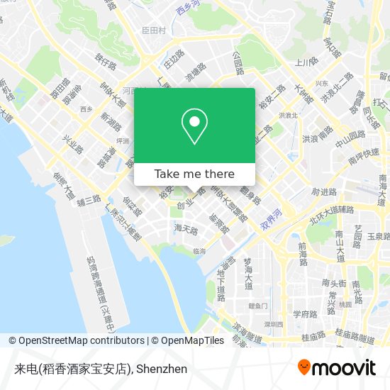 来电(稻香酒家宝安店) map