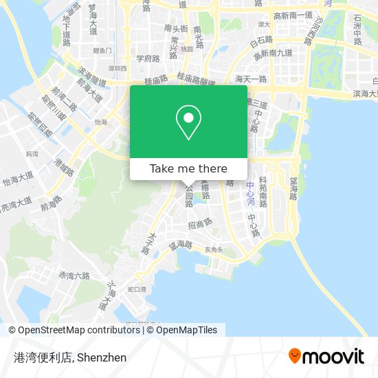 港湾便利店 map
