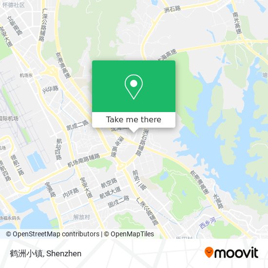 鹤洲小镇 map