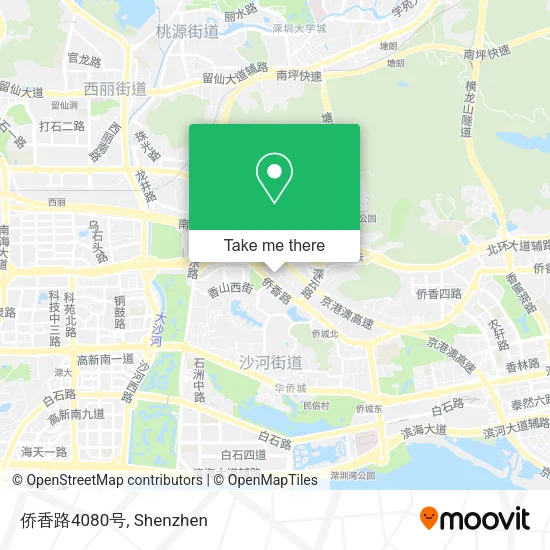 侨香路4080号 map