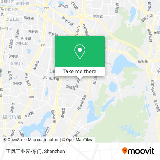 正风工业园-东门 map