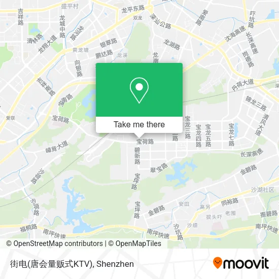 街电(唐会量贩式KTV) map