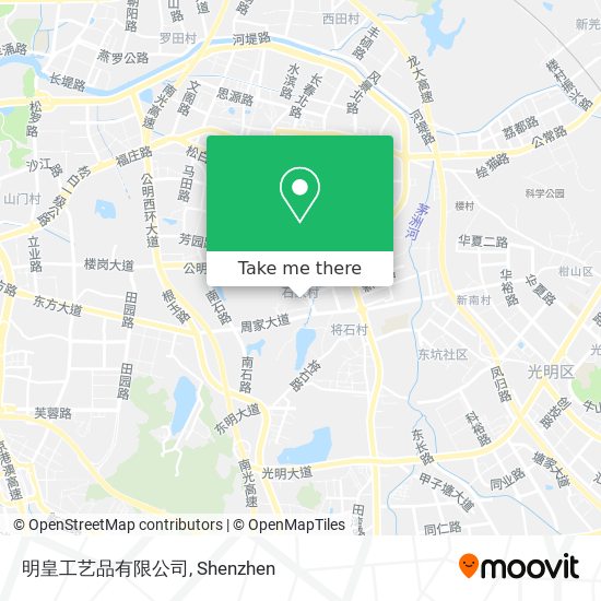 明皇工艺品有限公司 map