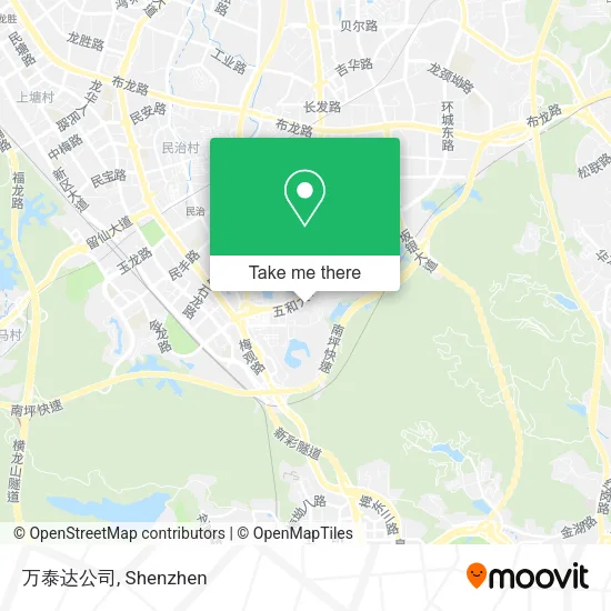 万泰达公司 map