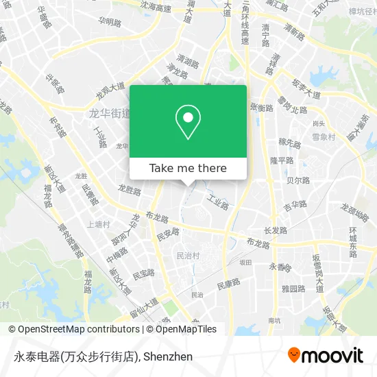 永泰电器(万众步行街店) map