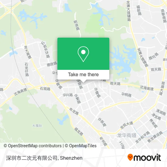 深圳市二次元有限公司 map