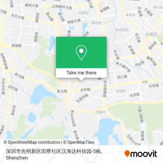 深圳市光明新区田寮社区汉海达科技园-5栋 map