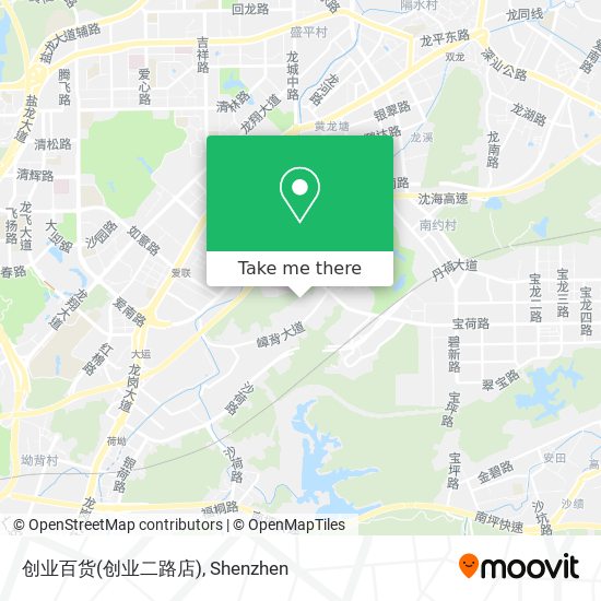 创业百货(创业二路店) map