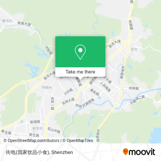 街电(我家饮品小食) map