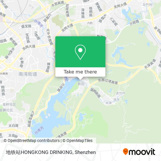 地铁站HONGKONG DRINKING map