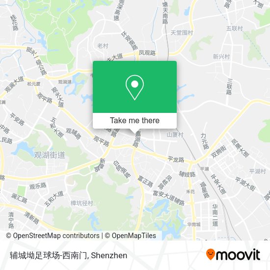 辅城坳足球场-西南门 map